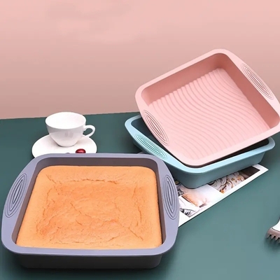 Dobra cena. Nieprzylepny silikonowy, kwadratowy patelnik do ciast, łatwo uwalniający się, odporny na ciepło do pieczenia ciast w Internecie