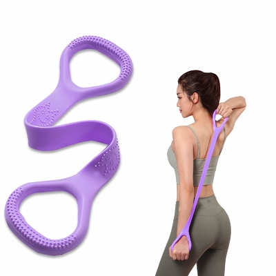 Dobra cena. Rysunek 8 Paska odpornościowa ramię plecy ramię Ćwiczenia elastyczna linia rozciągania Paska fitness do terapii fizycznej joga w Internecie