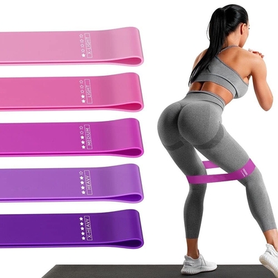 Zestaw do ćwiczeń z silikonową oporą dla domu Fitness Elastyczny trening 5 sztuk