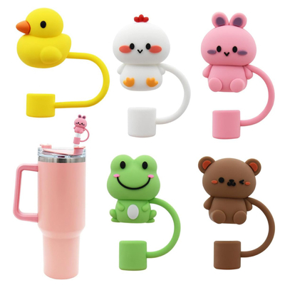 Kapelusz z słomy do Pucharu Stanley Silicone Straw Topper Kompatybilny z 30&40 Oz Tumbler 10mm 0.4in Silicone Straw Covers