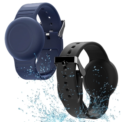 Dzieci wodoodporny silikon Air Tag Bracelet Pasek z bransoletą lekkie GPS Tracker posiadacz dla Apple