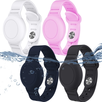 Dobra cena. Wodoszczelny dziecięcy silikonowy bransoletka Airtag z bransoletką AirTag GPS Tracker Case for Air Tag Holder w Internecie