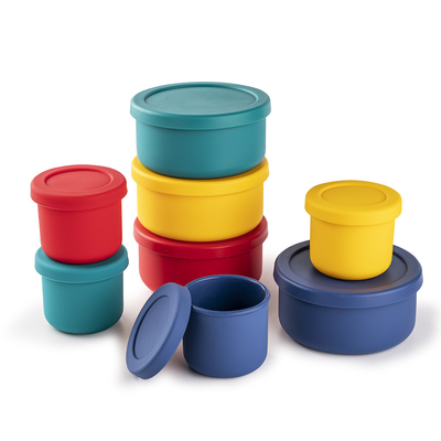 Dobra cena. Silikonowy Bento Box dla dzieci Małe dzieci Silikonowy Food Grade Lunchbox Leakproof w Internecie