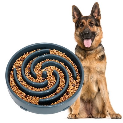 Powolne kuchenki dla psów dla dużych psów antykrętowe Powolne kuchenki dla psów Puzzle Bowl Pet Powolne jedzenie Interaktywny zatrzymanie nadęcia