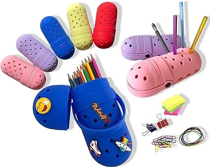 DIY Silikonowy Pudełko do ołówków elastyczne łatwe w czyszczeniu wodoodporne Studentowe materiały szkolne