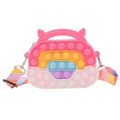 Mała torebka Silikonowa Moneta Portfele Cute Crossbody torebka Dzień Urodziny dla Małych Dziewczyn Ołówek Pudełko