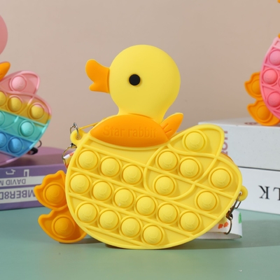 Dobra cena. Torba dla dzieci Duck Popper Sensory Fidget Księżniczka Zabawki Prezenty ADHD Likwidacja stresu Likwidacja stresu Crossbody Torba w Internecie