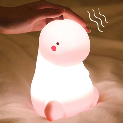 Dobra cena. 16 Zmieniające kolor Silikon Dinozaur Nocne światło Zwierzę Silikonowa nocna lampa USB Wielkoładowalne sterowanie dotykowe Oprócz lampy w Internecie