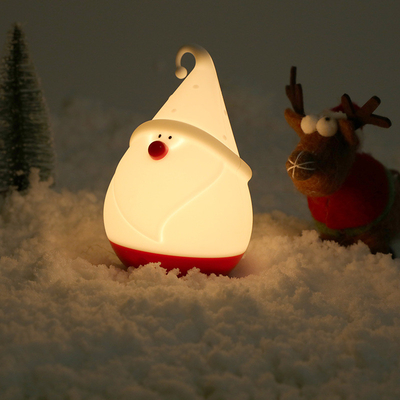 Światło świąteczne dla dzieci Lampa Cute Lampa 16 kolorystyczny klep silikonowy dzieci nocne światło USB ładowalne światła nocne dla dzieci