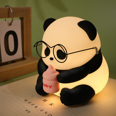 Dobra cena. Światło nocne Panda dla dzieci Dźwignąć kontrolę, ładowany czas snu, akumulator, karmienie dziecka, nocne światło w pokoju dla dzieci w Internecie