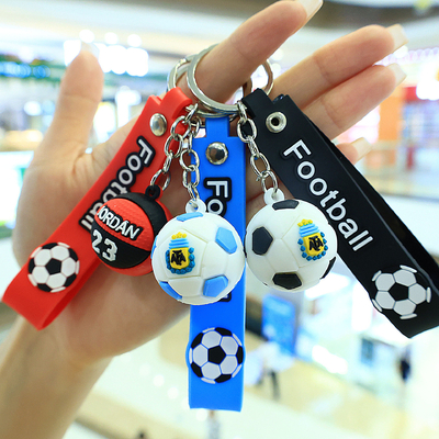 Dobra cena. Piłkarskie łańcuchy kluczowe Akcesoria Cute Kawaii Keychain Non-Toxic dla dzieci Chłopcy Dziewczyny Kobiety w Internecie