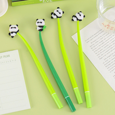 Dobra cena. 10 sztuk Miękkie długopisy pandy Cute gel pens Kawaii Cartoon Animal Panda pens 0.5mm Black Gel Ink Pens Nowość Squishy Pens Signature Pen Zabawne długopisy do pisania dla dzieci Prezenty studenckie Panda Party Favourite Stationery w Internecie