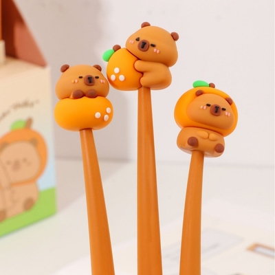 Sencoo 24 Pack Cute Cartoon Gel Blue Ink Pens Asorted Style Writing Pens For Kiddie Urodziny Prezent Szkoła Nagroda Student Gift Zabawne Dziewczyny Pióra dla dzieci