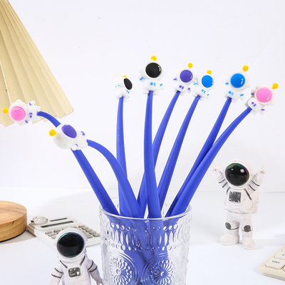 Dobra cena. 12PCS Cute Astronaut Shaking Gel Pen 0,5 mm, Black Ink Gel Writing Pen Do biura, artykułów szkolnych, studentów, dzieci, prezent w Internecie