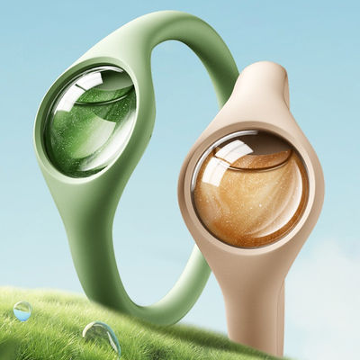 Wielokrotnie używalna bransoletka z silikonowego środka odstraszającego komary