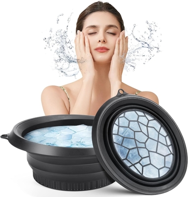 Dobra cena. Space-Saving Silicone Foldable Ice Bowl - Multi-Purpose Cold/Hot Therapy for Face & Beauty Treatments Perfect for Ice Facial Massage & Makeup Removal w Internecie